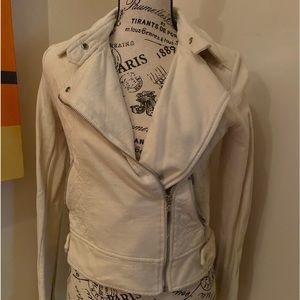 Off white with stretch biker jacket women from forever 21